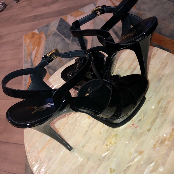 Saint Laurent Platform Sandals - Picture 5 of 5